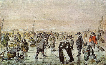 Hendrick Avercamp - A Scene on the Ice